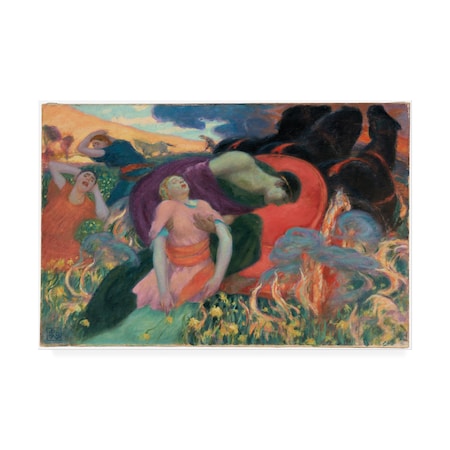 Rupert Bunny 'The Rape Of Persephone' Canvas Art,12x19